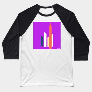 satellite towers art in mexican landscape wallpaper of modern architecture ecopop 2 Baseball T-Shirt